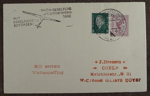 Erster weltsegelflug - erster,