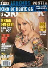 Skin & Ink Tattoomagazin + Poster, 11-2009 USA, Brian Everett - King of Route 66