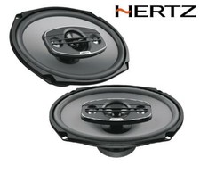 Hertz X 690 4-Wege oval Koaxial Lautsprecher 6x9, 340 Watt, 1 Paar mit Gitter