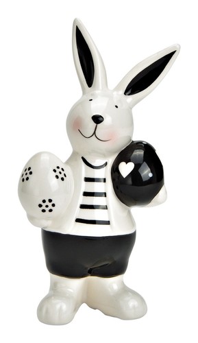 Hase mit eiern - eiern, keramik