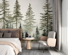 Tapete mit Waldlandschaft