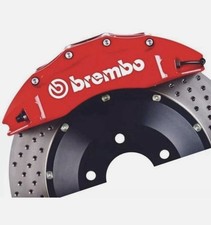 8x Brembo Bremssattel Sticker Aufkleber hitzebeständig - weiss