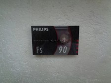 Vintage Audio Cassette PHILIPS FS 90 * Rare From 1990 *