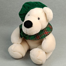 NICI Eisbär Teddy Bär ❤️ Mütze Baskenmütze Kragen Kuscheltier Stofftier Plüsch