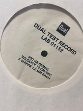 DUAL TEST Schallplatte / Dual