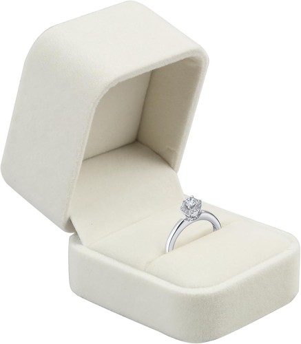 Samt schmuck ringbox - samt,