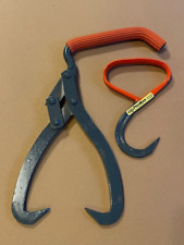 Set Holzzange Rückezange Forstzange Hebezange und Hebehaken Forsthaken NOS