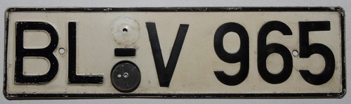 Altes nummernschild - altes,