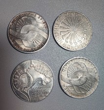 4x 10 DM Silbermünzen 38,7g