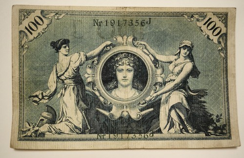100 mark reichsbanknote - 100,