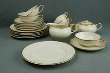 ROSENTHAL Bettina elfenbein Goldrand Teeservice 6P 20tlg