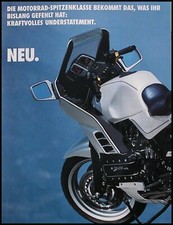 BMW Motorrad K 100 RS Prospekt 1990 , 4 Seiten