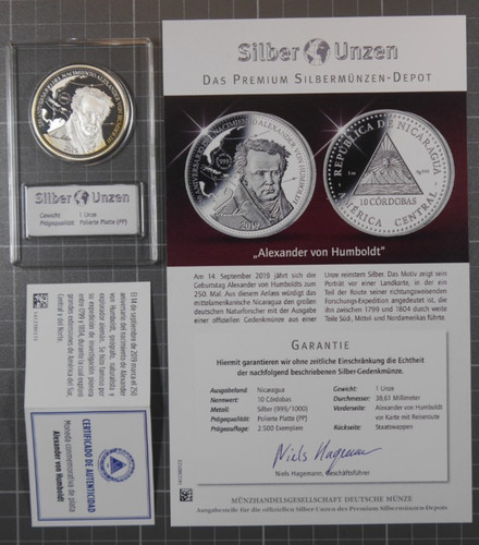 Treff silber nicaragua - oz,
