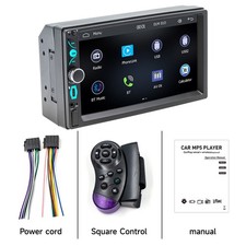 Doppel 2 DIN Autoradio 7 Zoll Apple Carplay Android Auto BT FM AUX USB Type-C