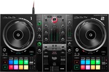 Genialer All-in-One-DJ-Controller mit 2 Jogwheels, 16 RGB-Pads & Software Paket
