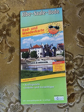 Alte Radwanderkarte: Elbe -