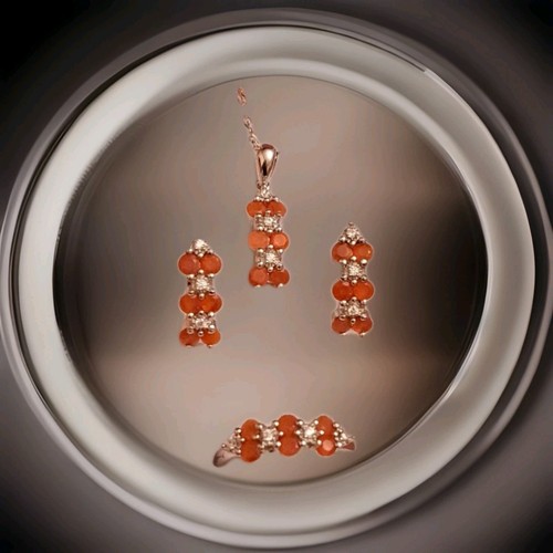 925silber set feuer - set,feuer, opal