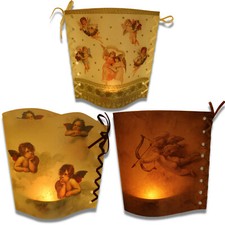 Windlicht Teelicht Serviettentechnik Set Weihnachtsdekoration Weihnachtsmotive