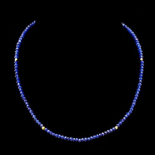 Saphir kette halskette damen - halskette,