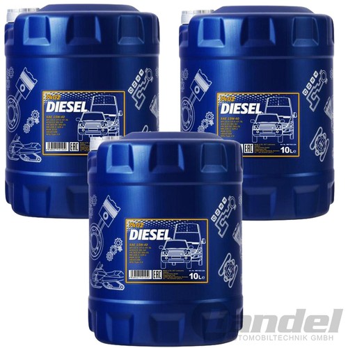 3x10 liter 15w mannol - 3x10, 15w-40
