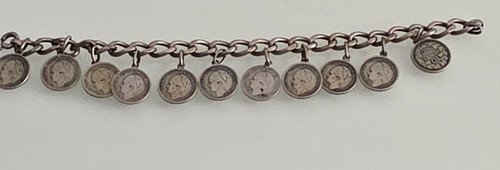 Schönes armband mit - schönes, silber