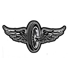 Biker Chopper Motorrad Flying