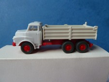 Wiking 673 MAN Pritschenkipper grau/rot, unbespielt, #K50