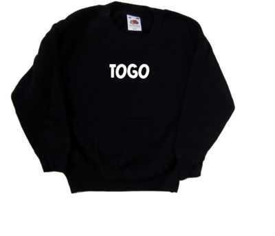 Togo text kinder sweatshirt - text,