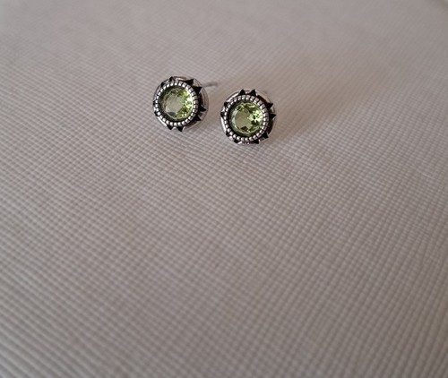 Peridot ohrstecker s925 - s925,