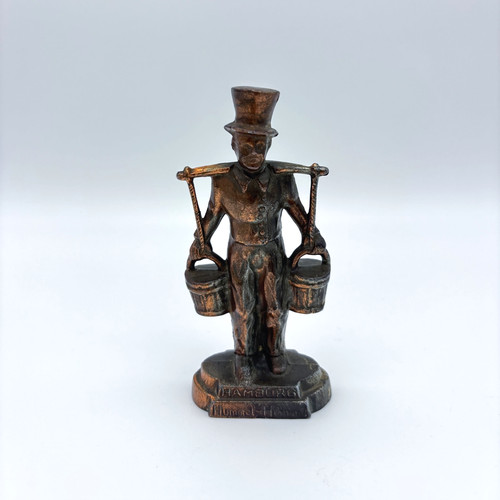 Bronzefigur hamburger - bronzefigur,