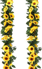 2 Stück Blumengirlande