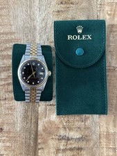 Rolex Uhrenetui / Pochette, Grün mit Inlay. Top Zustand - NEU! 
