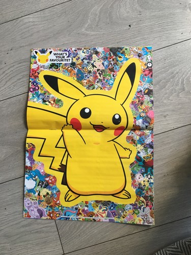 Pokemon stickers and poster - and,