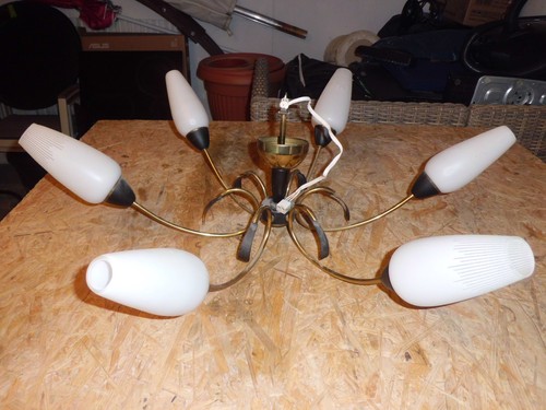 Deckenlampe tütenlampe 50er - tütenlampe,