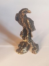 Adler Messing Skulptur Statue Dekor Prunkstück