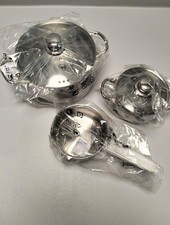 WMF Quality One Topfset Induktion 4-teilig, Kochtopf Set mit Glasdeckel, Cromar