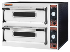 Pizza Ofen Pizza-Ofen Pizza Ofen  2x4 Pizzen 32 cm Ø Valvo 66 NEU Gastlando