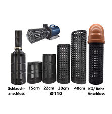 Filterkorb Ansaugkorb für Aquaforte, Oase und alle anderen Teichpumpen 1" - 3"