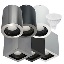 LED Aufbauleuchten Deckenstrahler Spots Deckenleuchten Deckenspot MR16 GX5.3 12V