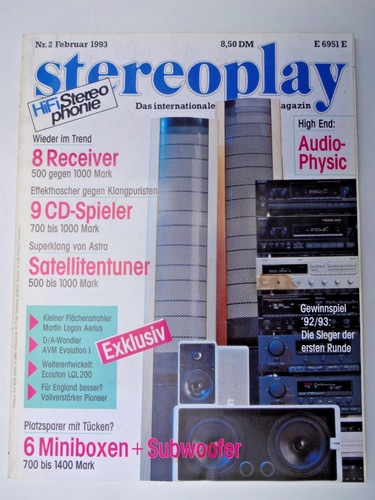 Stereoplay canton - stereoplay, 3/93,canton