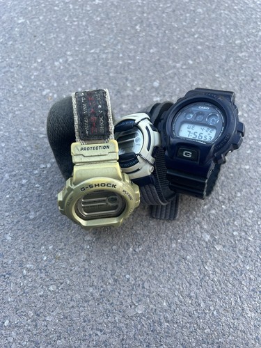 Drei casio shock uhren - g-shock,