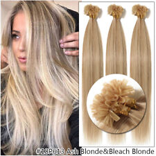 200 Strähnen Russisch Remy Echthaar Bonding Keratin Extensions Haarverlängerung