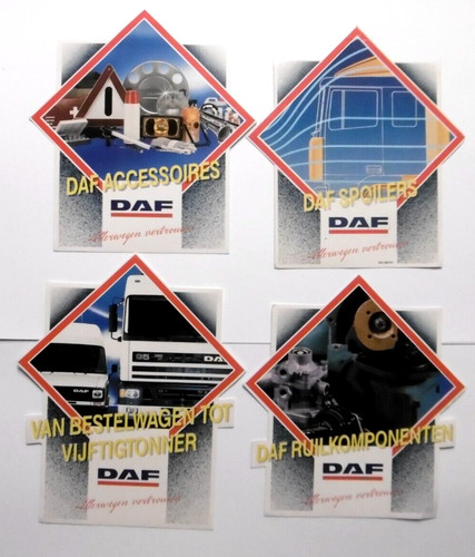 Stück werbe aufkleber daf - stück,