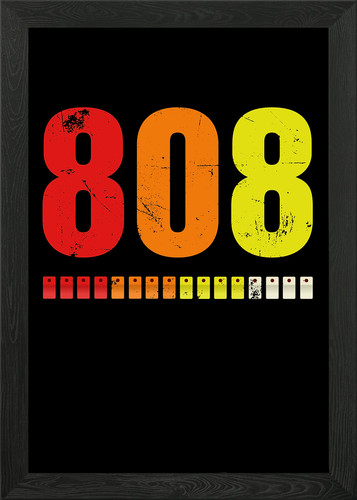 Tr808 drum machine - drum, retro