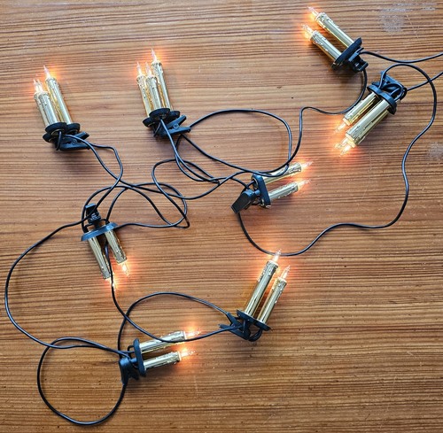 Goldfarbene lichterkette für - goldfarbene,