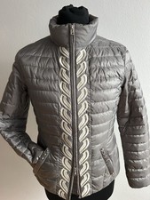 Bogner Damen Jacke Gr. 38  Grau Stickerei Daunen Top Zustand Daunenjacke Ski