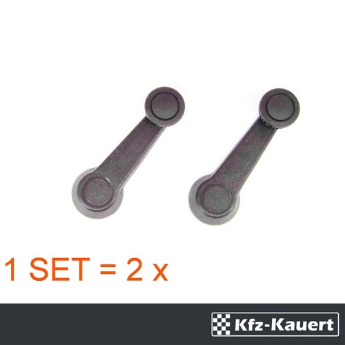 Fensterkurbel set schwarz - fensterkurbel,