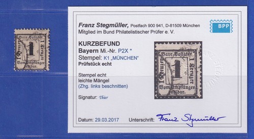 Bayern 1871 portomarke - 1871, 1