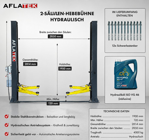 Neue säulen kfz hebebühne - neue,