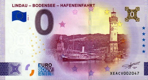 Null euro schein - null, 0